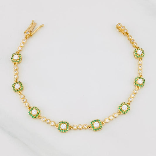 Bracelet Halo 9.6g / 7 in / 2.7mm Yellow Gold 18K