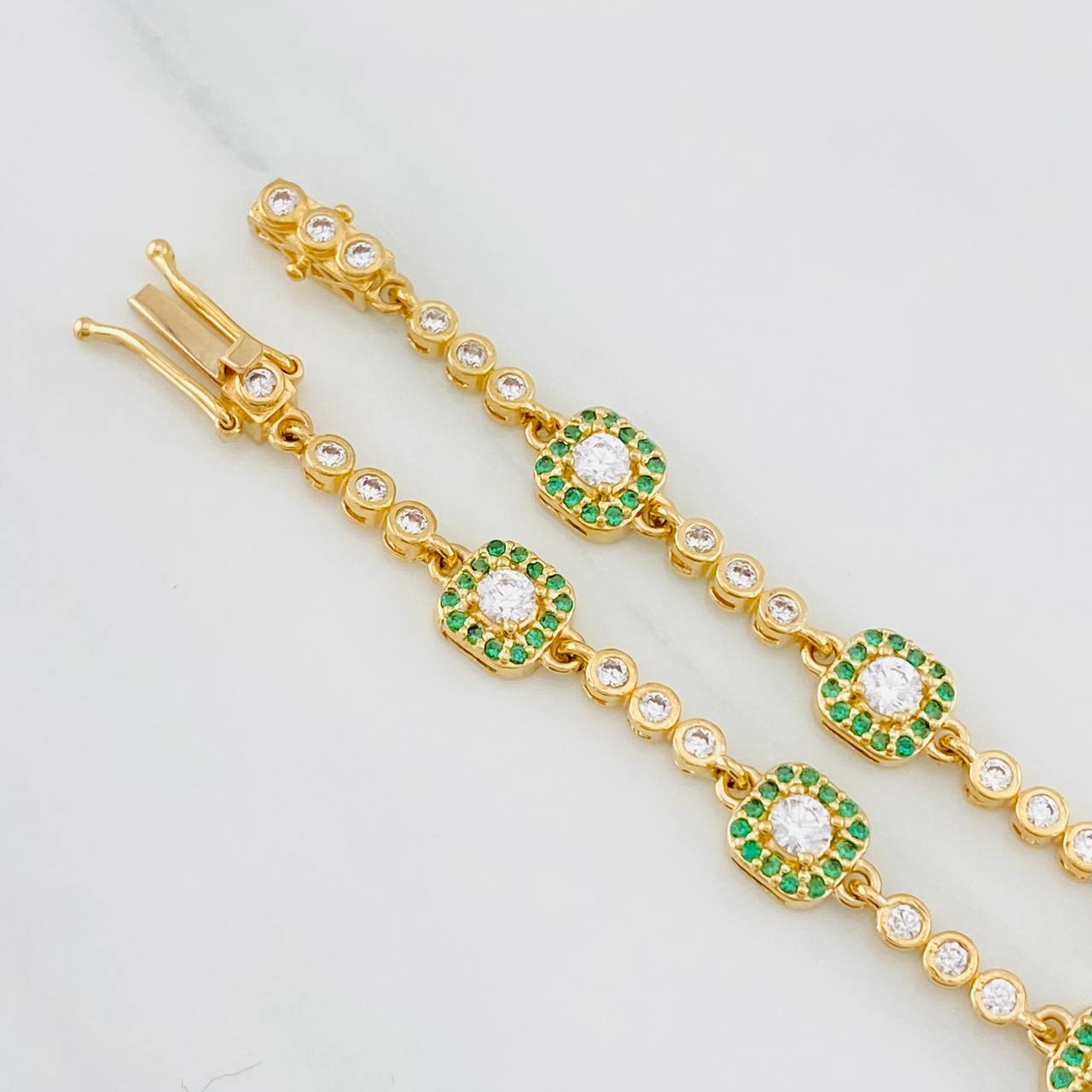 Bracelet Halo 9.6g / 7 in / 2.7mm Yellow Gold 18K