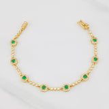 Bracelet Halo 9.2g / 7 in / 2.6mm Yellow Gold 18K