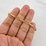 Pulso Mariposas 5.45g / 6 3/4 in / 2.7mm Oro Amarillo  Nac Esp 18K