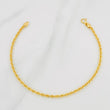 Pulso Lazo 1.4g / 7 3/4 in / 2.1mm Oro Amarillo 18K