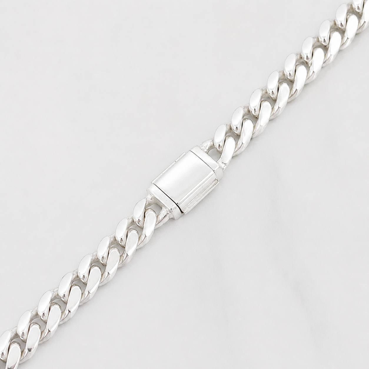 Cadena Cubana 48.75 g / 24 1/2 in / 5.65 mm Plata 950