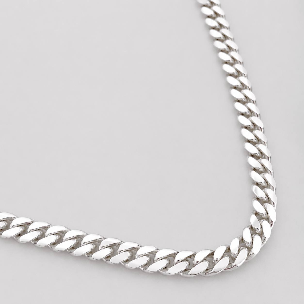 Cadena Cubana 40.35 g / 27 1/2 in / 4.65 mm Plata 950