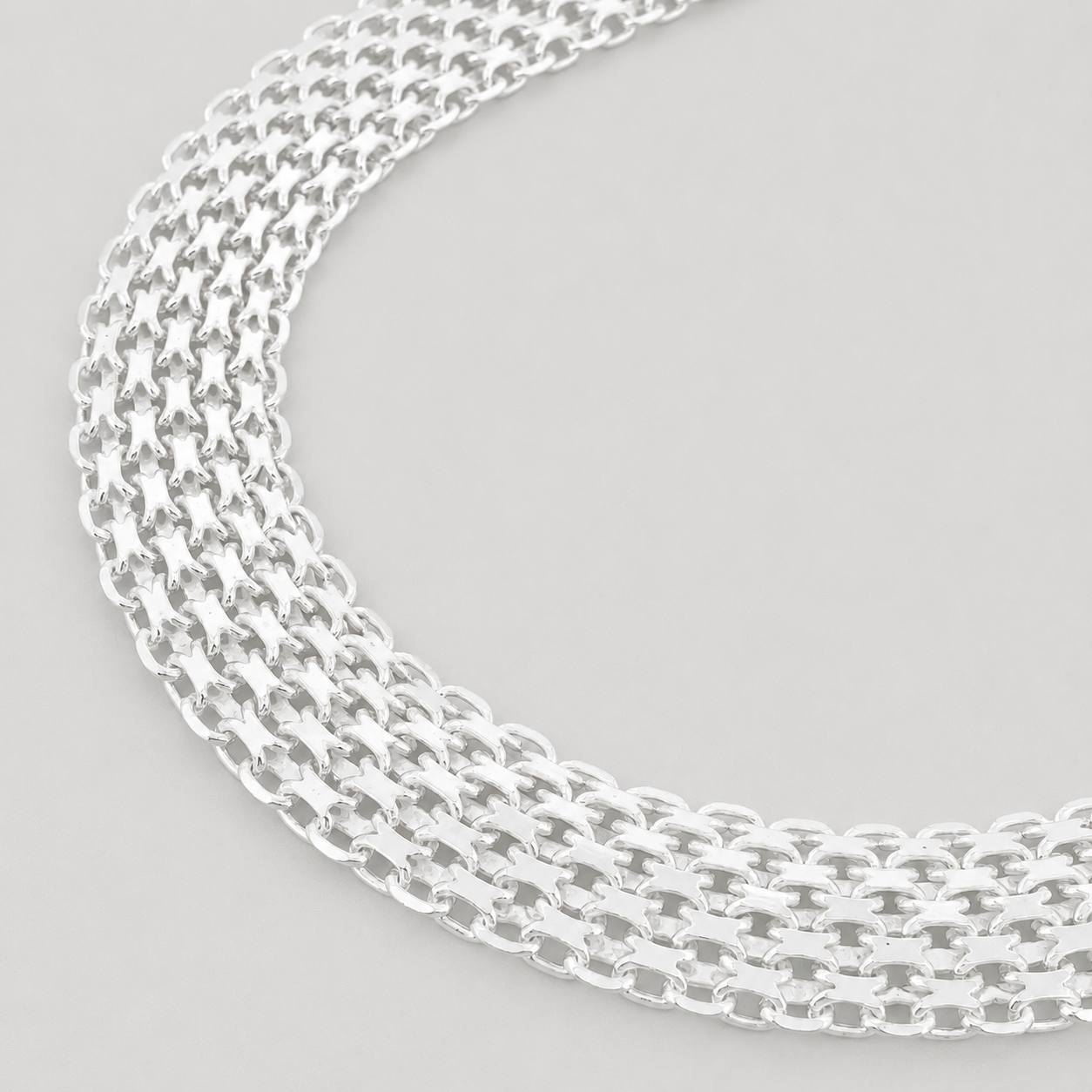 Pulso Chino 14.05 g / 8 1/4 in / 11.75 mm Plata 925