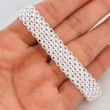 Pulso Chino 14.05 g / 8 1/4 in / 11.75 mm Plata 925