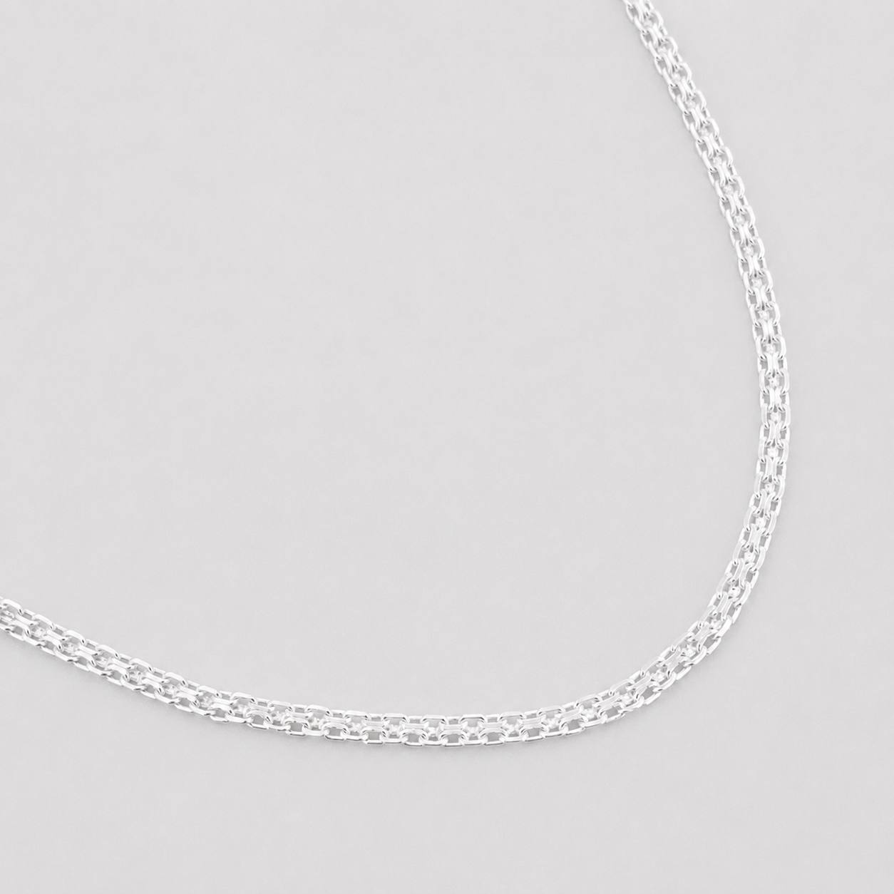 Cadena China 2.45 g / 19 3/4 in / 1.38 mm Plata 925