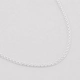 Cadena China 2.25 g / 17 3/4 in / 1.36 mm Plata 925