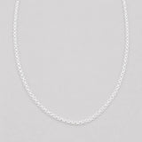 Cadena China 2.25 g / 17 3/4 in / 1.36 mm Plata 925
