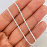 Cadena China 2.25 g / 17 3/4 in / 1.36 mm Plata 925
