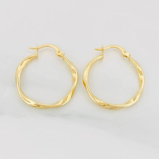 Candongas Eve 1.5g / 1 in Oro Amarillo 18K