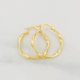 Candongas Eve 1.5g / 1 in Oro Amarillo 18K