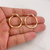 Candongas Eve 1.5g / 1 in Oro Amarillo 18K