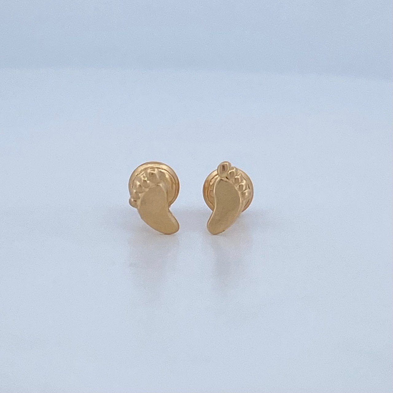 Stud Earrings Earrings 0.5gr / Smooth Yellow Gold &