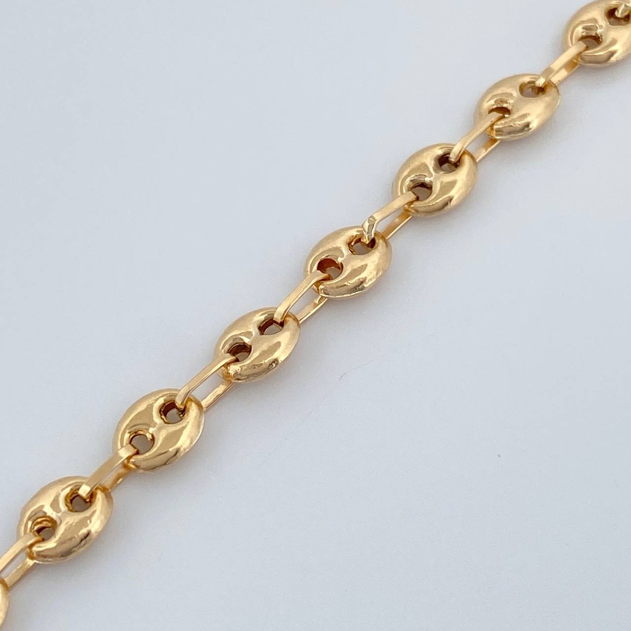 Tobillera GC 3.65gr / 9 3/4 in / 4.06mm Oro Amarillo 18K &