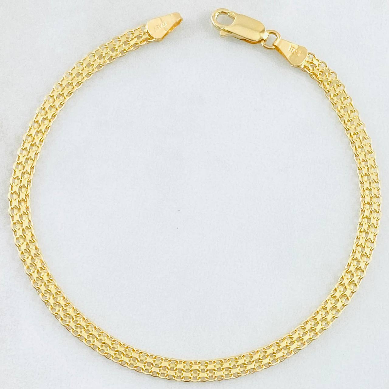 Bismark Bracelet 5.15gr / 7 3/4 in / 18K Gold +1 $