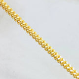 Cadena Franco 15.65gr / 25 1/2 in / Oro Amarillo +3 18K ©