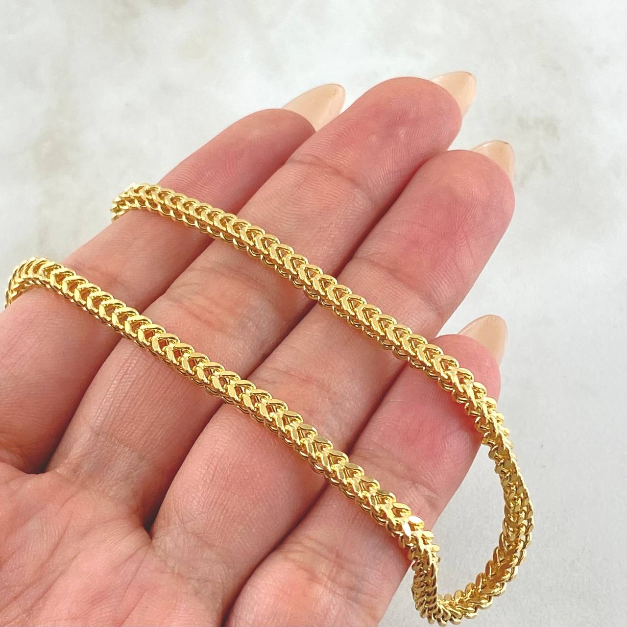 Franco Chain 15.75gr / 25.5in / 18K Gold +3$
