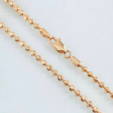 Cadena Militar Media Luna 19.65gr / 25 1/2 in / Oro Rosa Nac.Esp. 18K ©