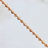 Cadena Militar Media Luna 19.65gr / 25 1/2 in / Oro Rosa Nac.Esp. 18K ©