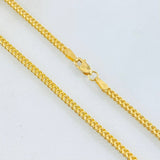 Franco Chain 7.65gr / 25 1/2 in / 18K Gold +3