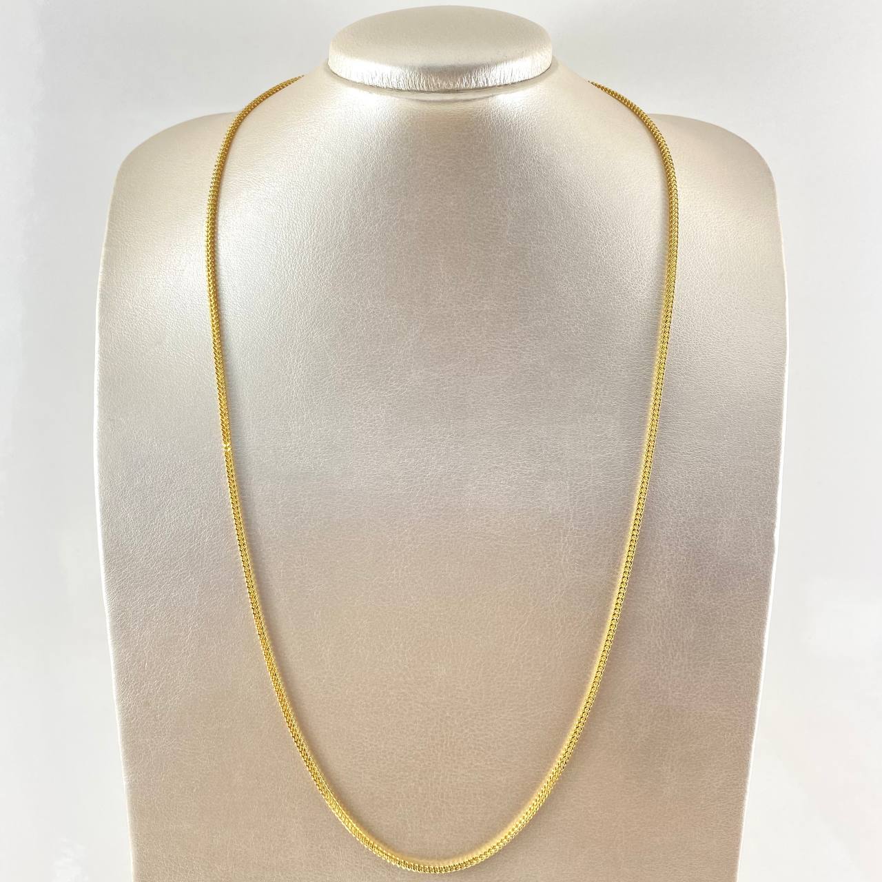 Franco Chain 7.65gr / 25 1/2 in / 18K Gold +3