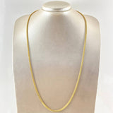 Franco Chain 7.7gr / 25 1/2 in / 18K Gold +3