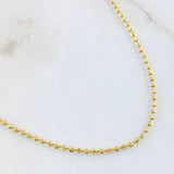 Cadena Militar Media Luna 6.35gr / 19 3/4 in / Oro Amarillo Nac.Esp. 18K ©