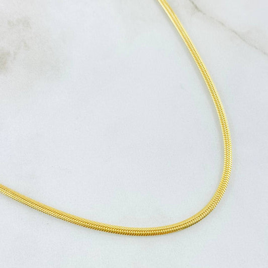 Cadena Serpiente 10.4gr / 23 1/2 in / Oro Amarillo +3 18K