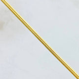Cadena Serpiente Espejo 11.6gr / 23 1/2 in / Oro Amarillo +3 18K ©