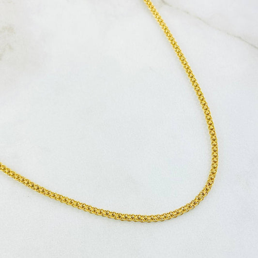 Cadena China 5.4gr / 23 1/2 in / Oro Amarillo +1 18K