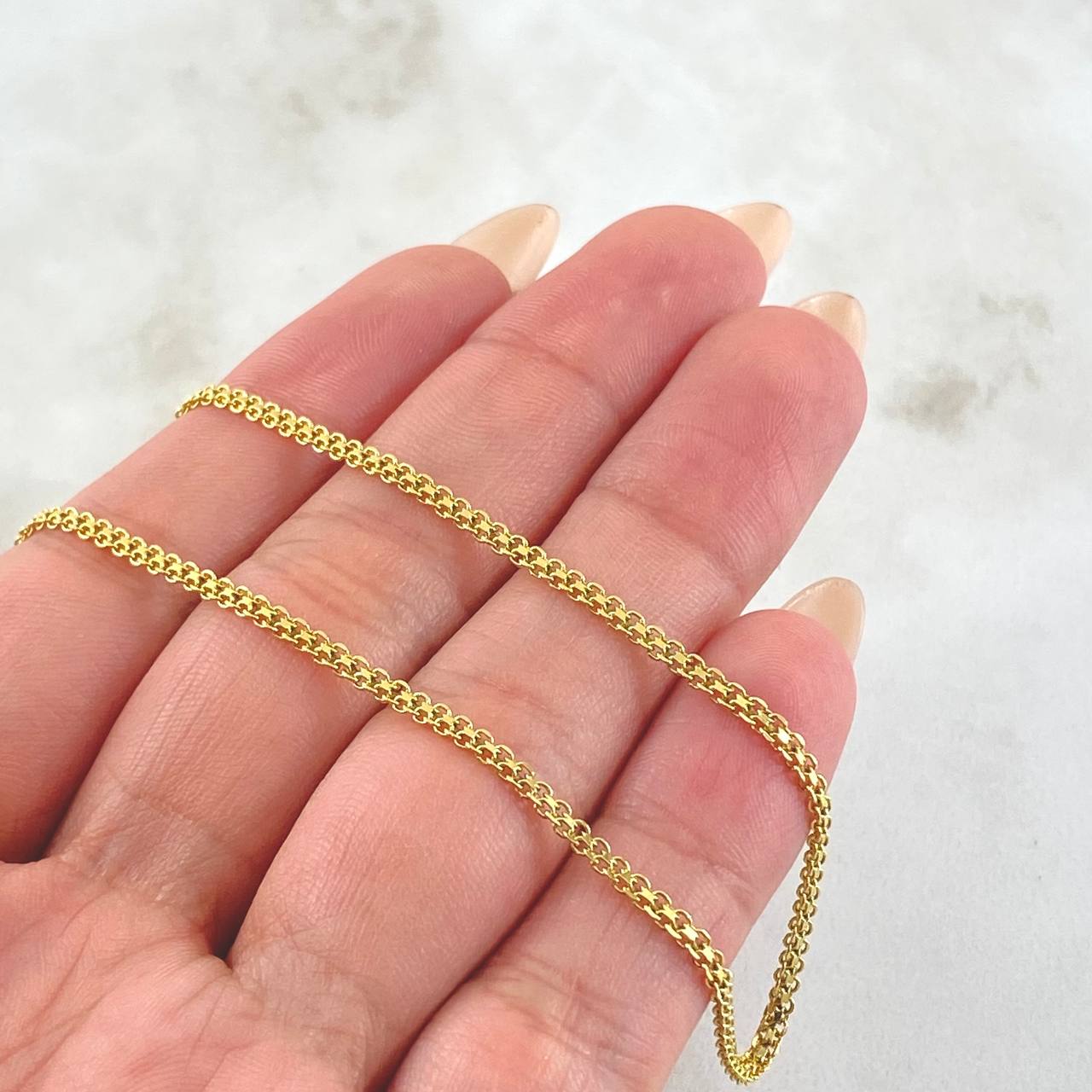 Bismark Chain 5.45gr / 23 1/2 in / 18K Gold +1 ©