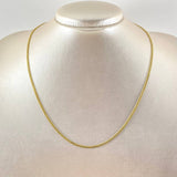 Cadena China 4.7gr / 19 3/4 in / Oro Amarillo +1 18K ©