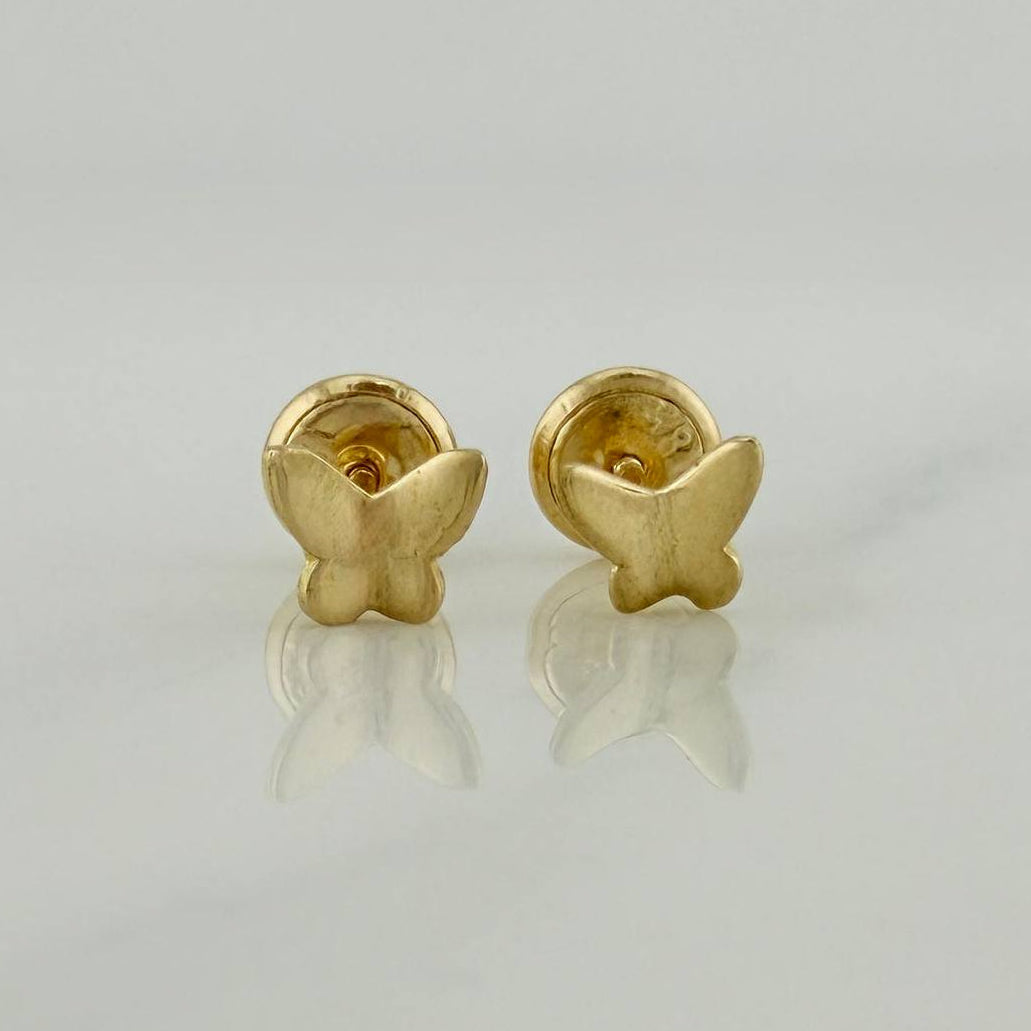 Topos Mariposa 0.7 g / in / 4.68 mm Oro Amarillo 18K
