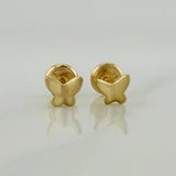 Topos Mariposa 0.7 g / in / 4.68 mm Oro Amarillo 18K