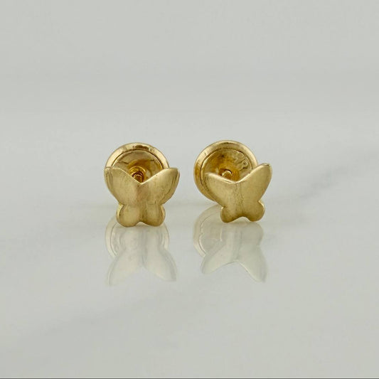 Topos Mariposa 0.65gr / 4.35mm Oro Amarillo 18K &