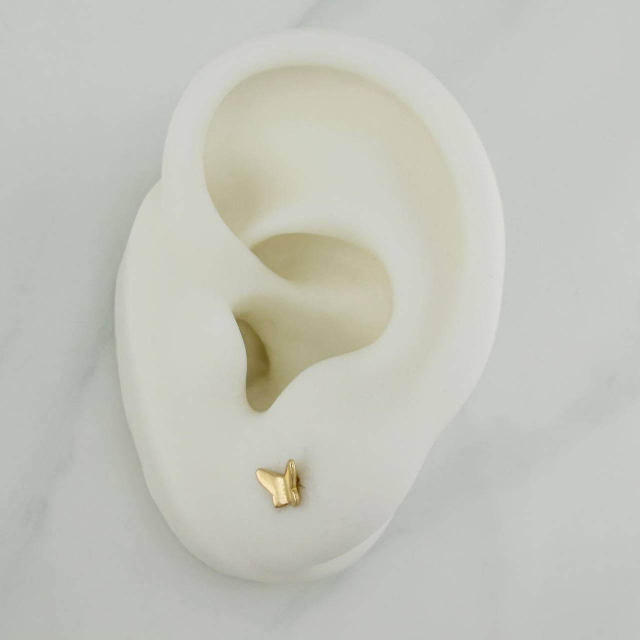 Topos Mariposa 0.7 g / in / 4.68 mm Oro Amarillo 18K