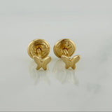 Topos Mariposa 0.5 g / in / 3.35 mm Oro Amarillo 18K