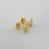 Topos Rostro Perro 0.75 g / in / 6.05 mm Oro Amarillo 18K