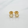 Stud Earrings Horseshoe 0.7g / 5.56mm 18K Yellow Gold &