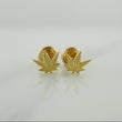 Topos Hojas 0.75gr / 6.39mm Oro Amarillo 18K &