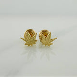 Topos Hojas 0.75 g / in / 6.22 mm Oro Amarillo 18K