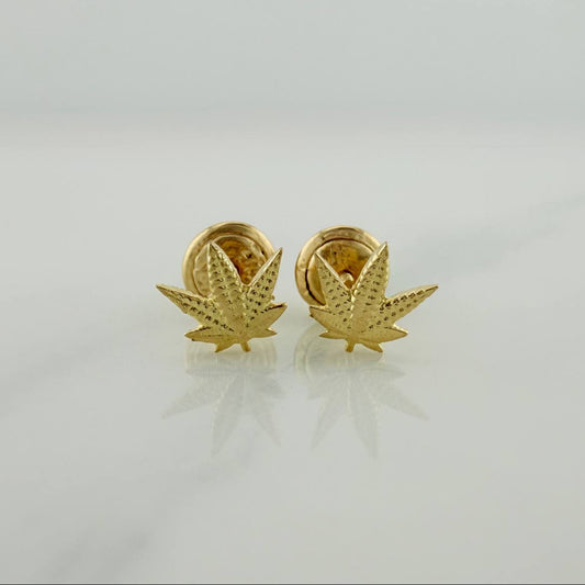 Topos Hojas 0.75gr / 6.39mm Oro Amarillo 18K &