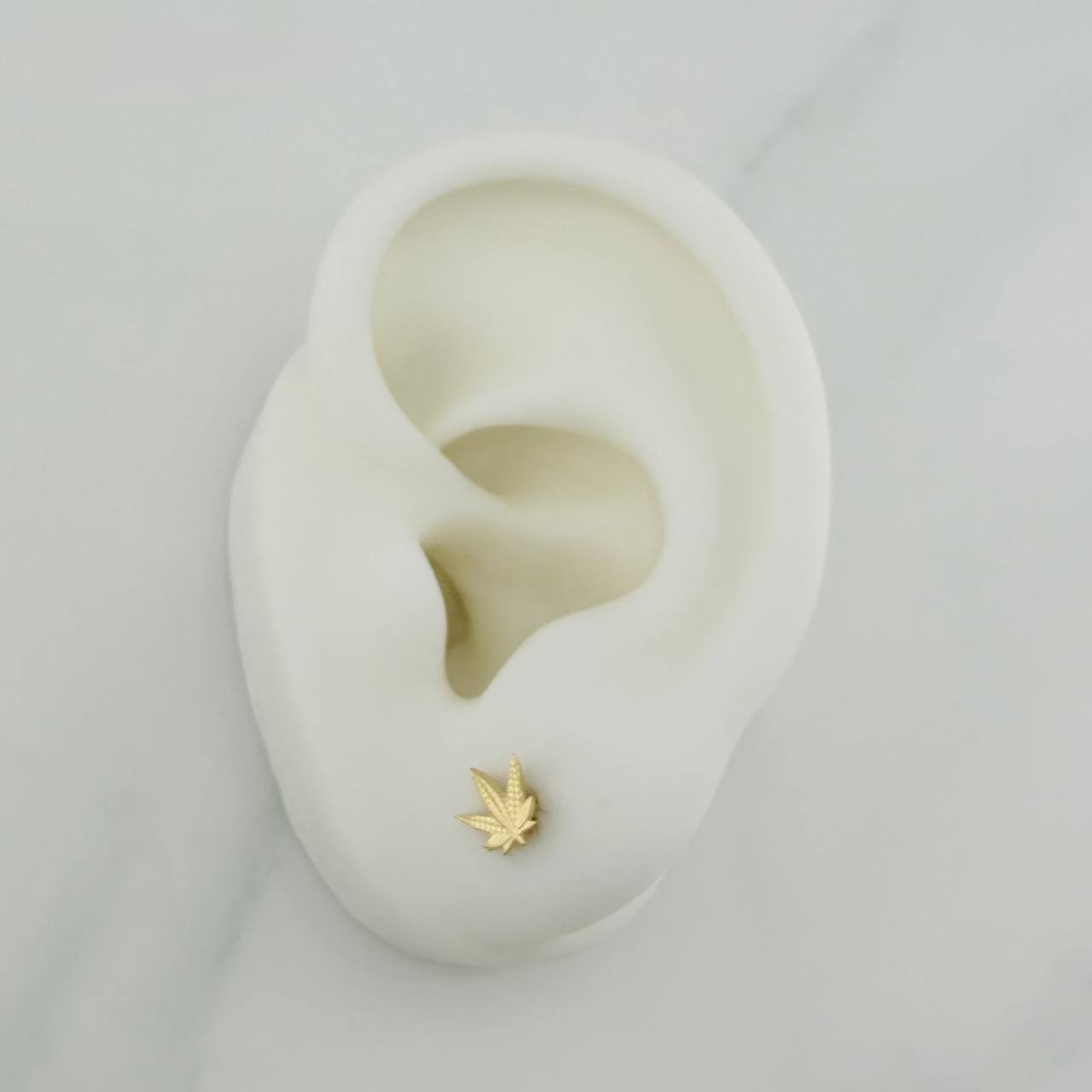 Topos Hojas 0.8 g / in / 6.35 mm Oro Amarillo 18K