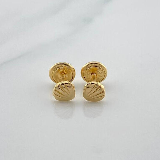 Topos Conchas 0.8gr / 4.57mm Oro Amarillo 18K &
