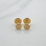Topos Conchas 0.8gr / 4.57mm Oro Amarillo 18K &