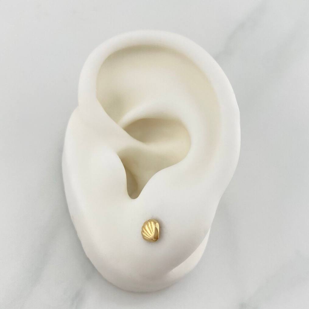 Topos Conchas 0.8gr / 4.57mm Oro Amarillo 18K &