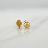 Topos Cruz 0.55 g / in / 5.75 mm Oro Amarillo 18K