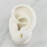 Topos Cruz 0.55 g / in / 5.75 mm Oro Amarillo 18K