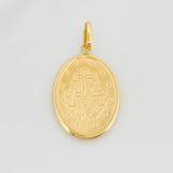 Dije Virgen Milagrosa 3 g / 1 3/4 in Oro Amarillo 18K