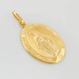 Dije Virgen Milagrosa 3 g / 1 3/4 in Oro Amarillo 18K